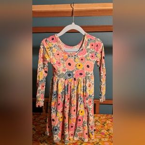 Secret garden dress by little Sleepies. Good used condition.